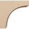 Ekena Millwork 9"W x 18"D x 18"H Classic Stockport Rough Cedar Woodgrain TimberThane Corbel, Primed Tan CORUR09X18X18STORCPR - alternate 4